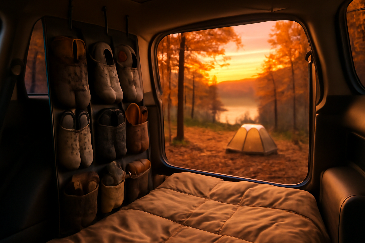 マルチシューズラック 車内もすっきり