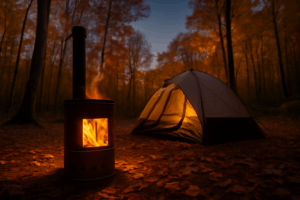 缶ストーブEXで地面ダメージ約40%減