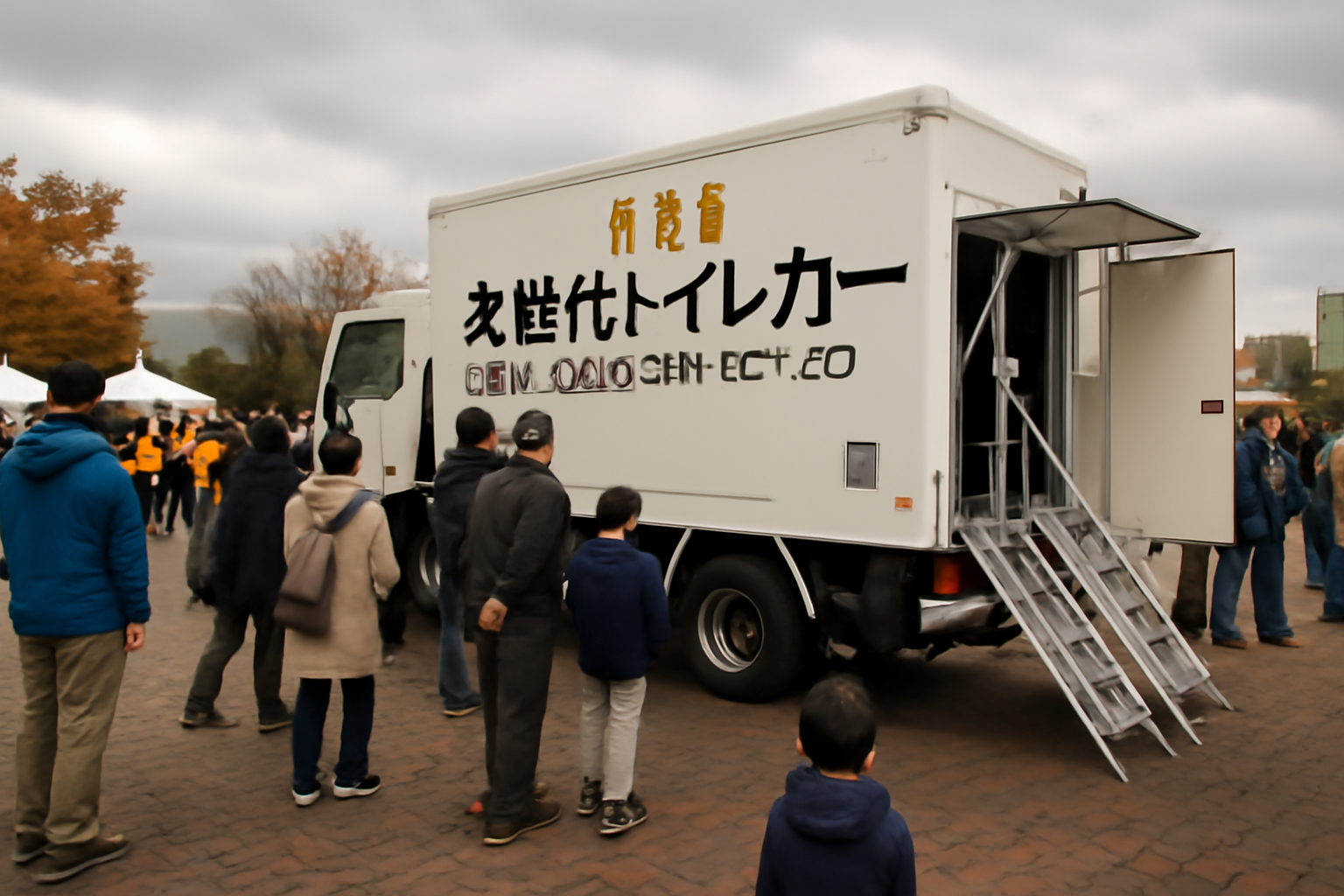 次世代トイレカー 防災とキャンプ