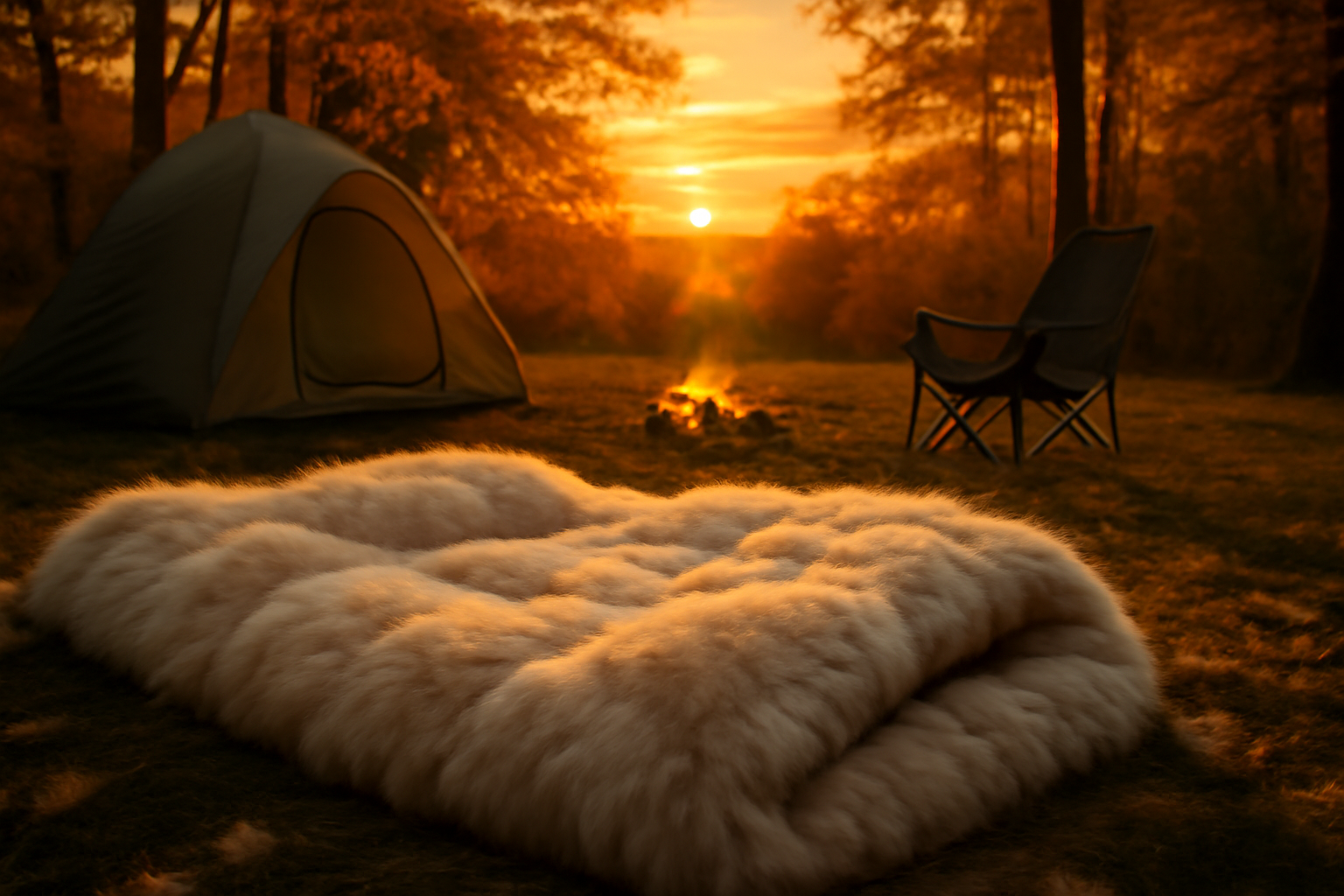 ラビットシュラフ 冬キャンの暖かさ