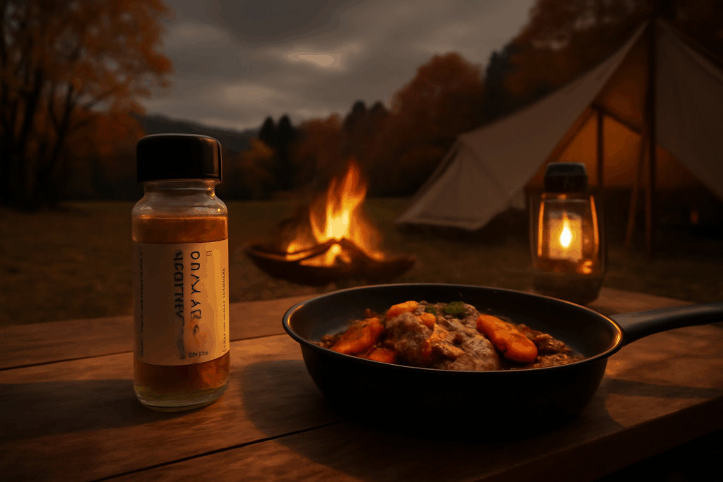 ほりにしスパイス 秋キャンプ活用