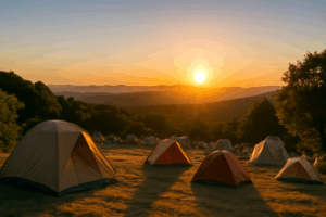 ベルピール天空キャンプ初企画