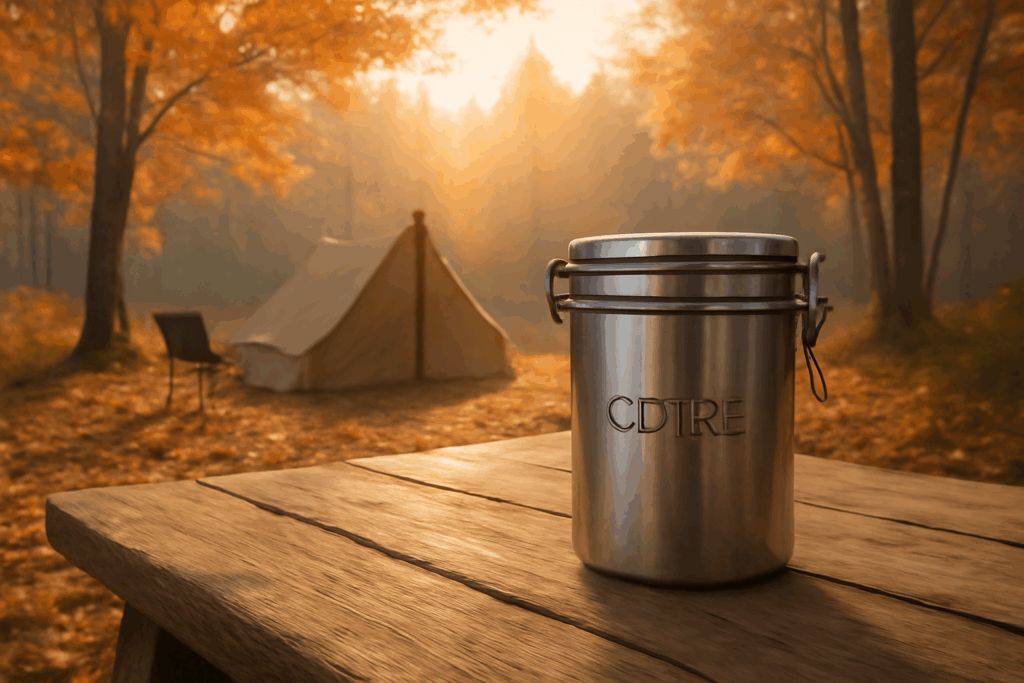 コーヒー保存容器 キャンプ活用術