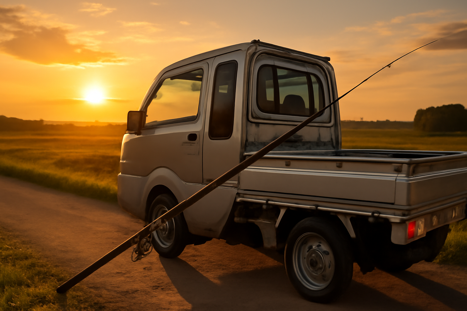 ワンピロッド積載 軽トラ積み術