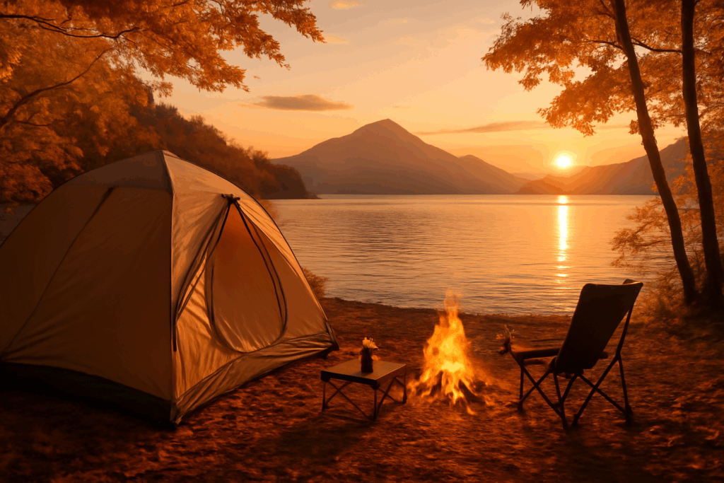 防災キャンプ 支笏湖で学ぶ