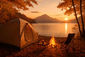 防災キャンプ 支笏湖で学ぶ