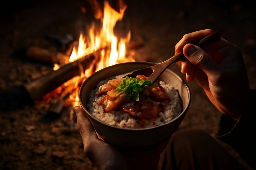 ナイショ飯で楽しむ秋のキャンプ