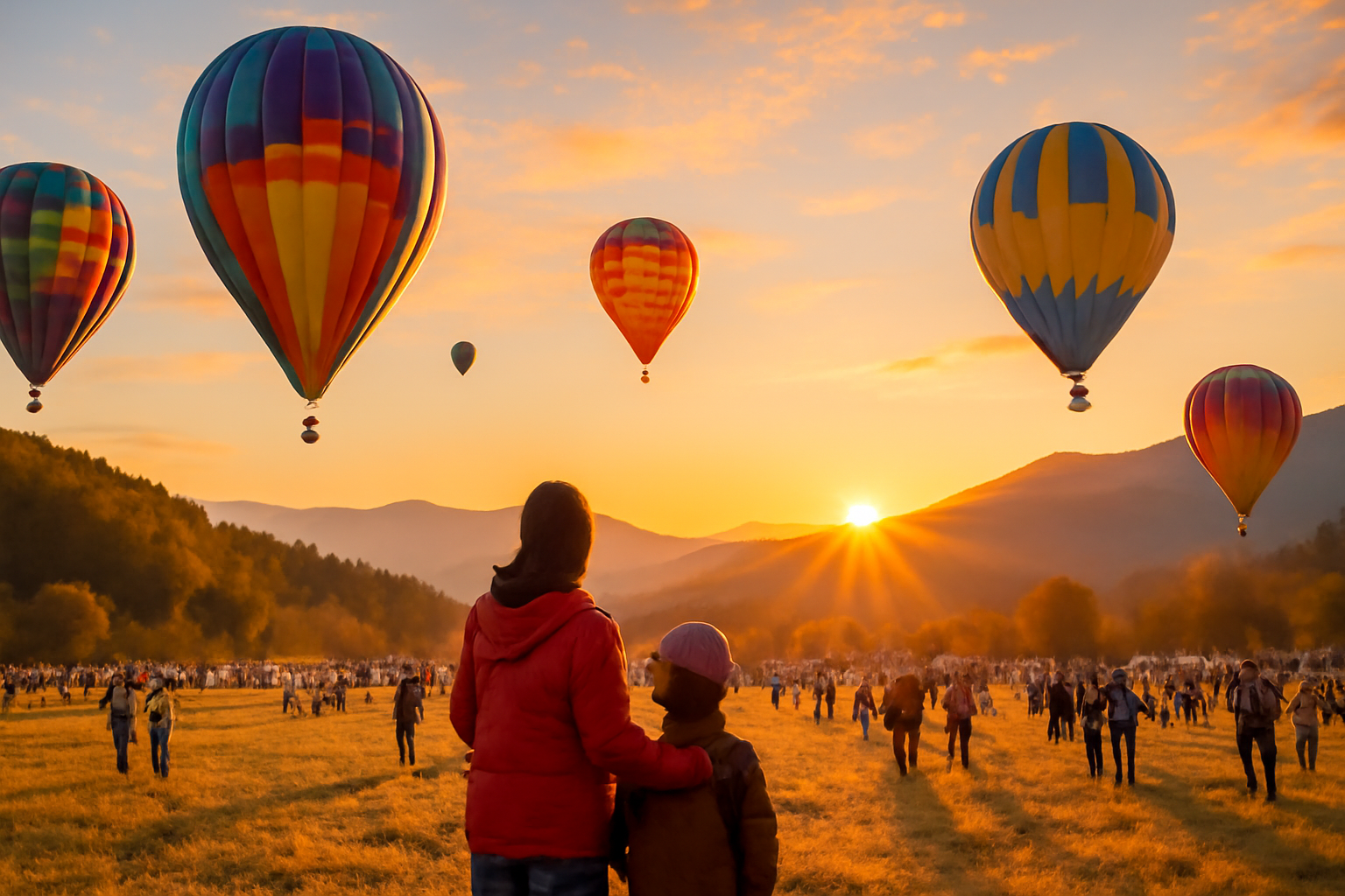 飛騨高山熱気球 親子で体験