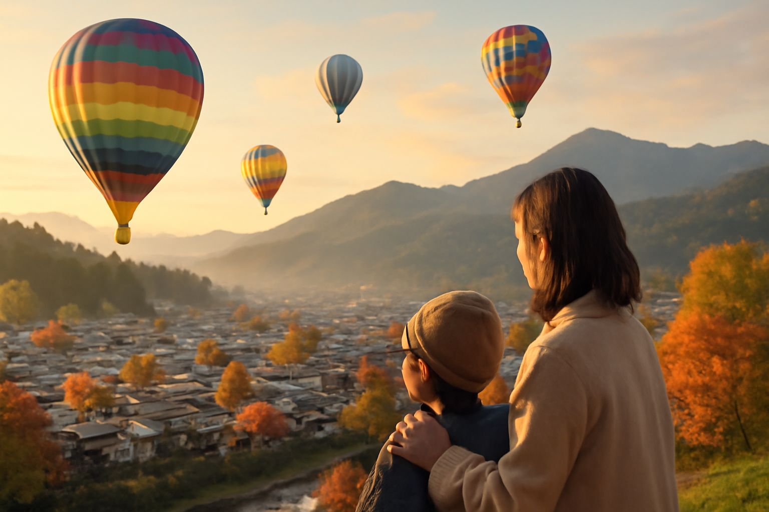 飛騨高山熱気球 親子で体験