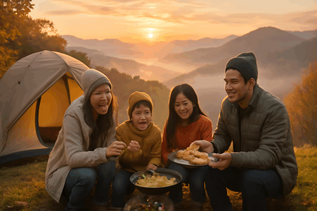 サクッとキャンぷら 秋のキャンプ飯