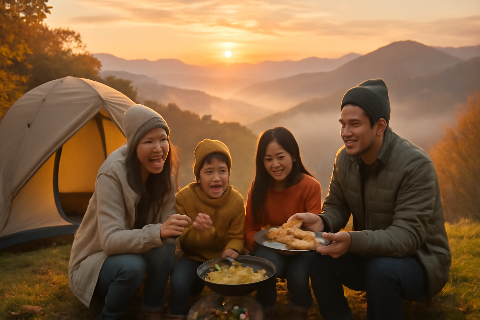 サクッとキャンぷら 秋のキャンプ飯