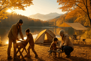 もりの国祭り 林業とキャンプ