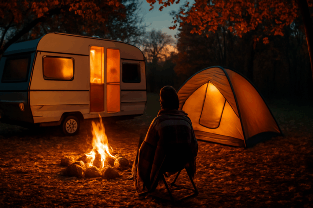 着るブランケット 冬キャン快適化