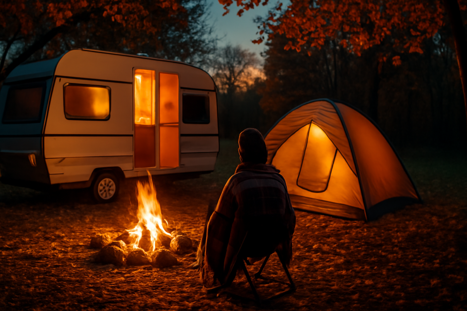 着るブランケット 冬キャン快適化