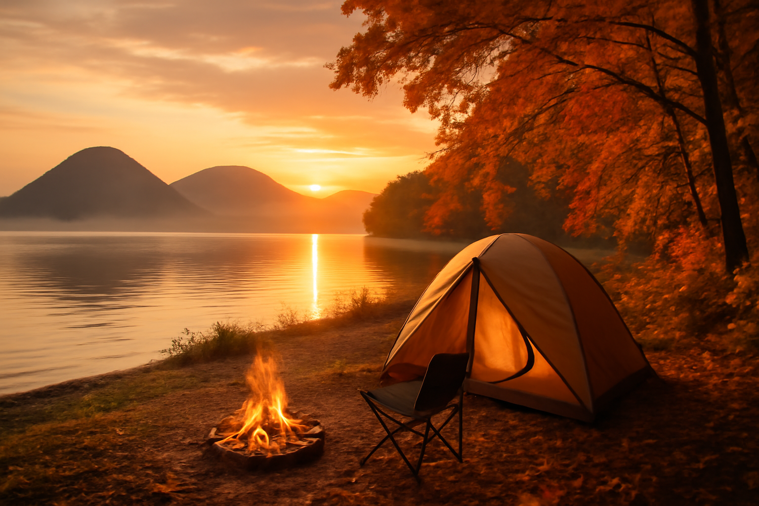 オロフレキャンプ 秋の楽しみ方