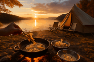 サクッとキャンぷら祭で簡単キャンプ飯