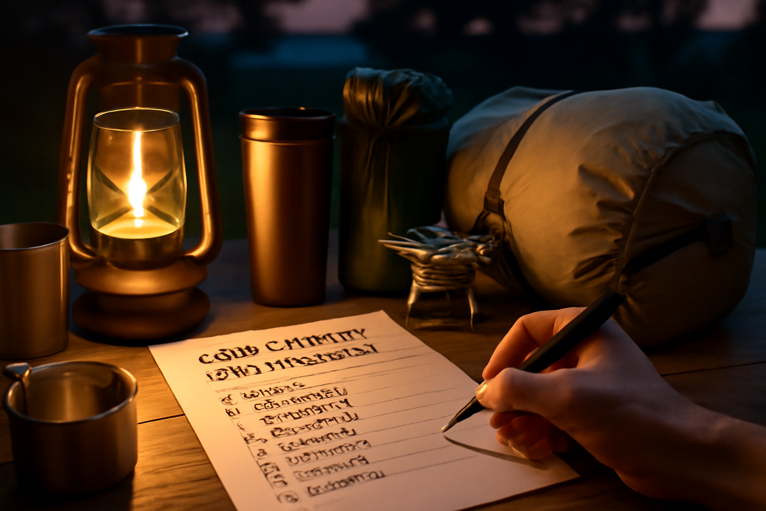 プライム感謝祭で得たセール購入候補を並べたテーブル、夕暮れに次の買い物を決める様子を示す写真