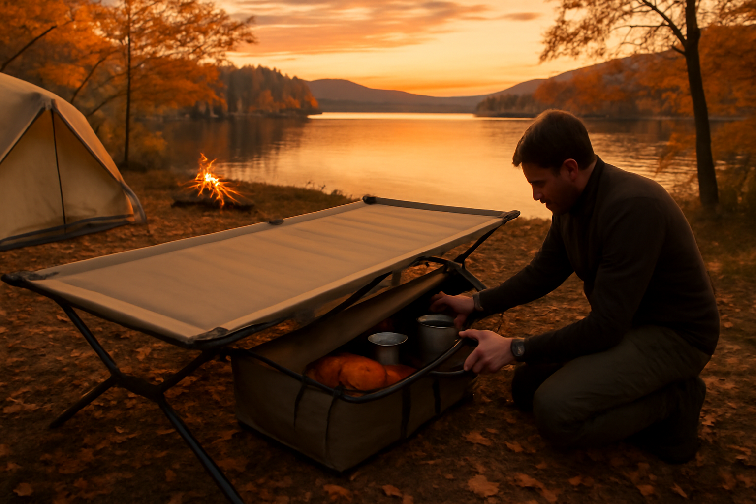 ワイドコット収納術で車中泊快眠