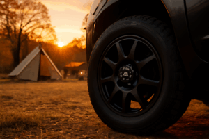 MID×DODホイール 映える車外ギア