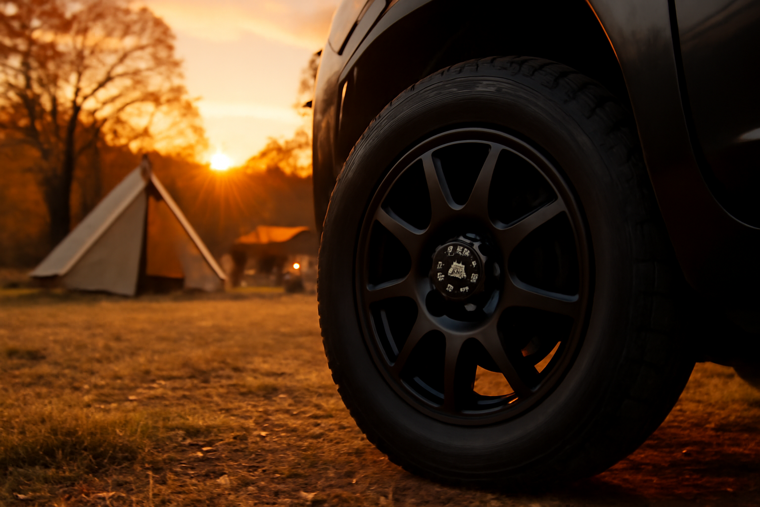 MID×DODホイール 映える車外ギア