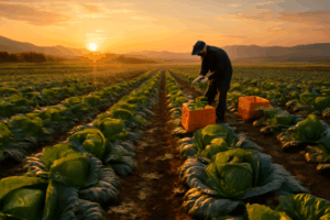 嬬恋キャベツ収穫で作る旬のキャンプ飯