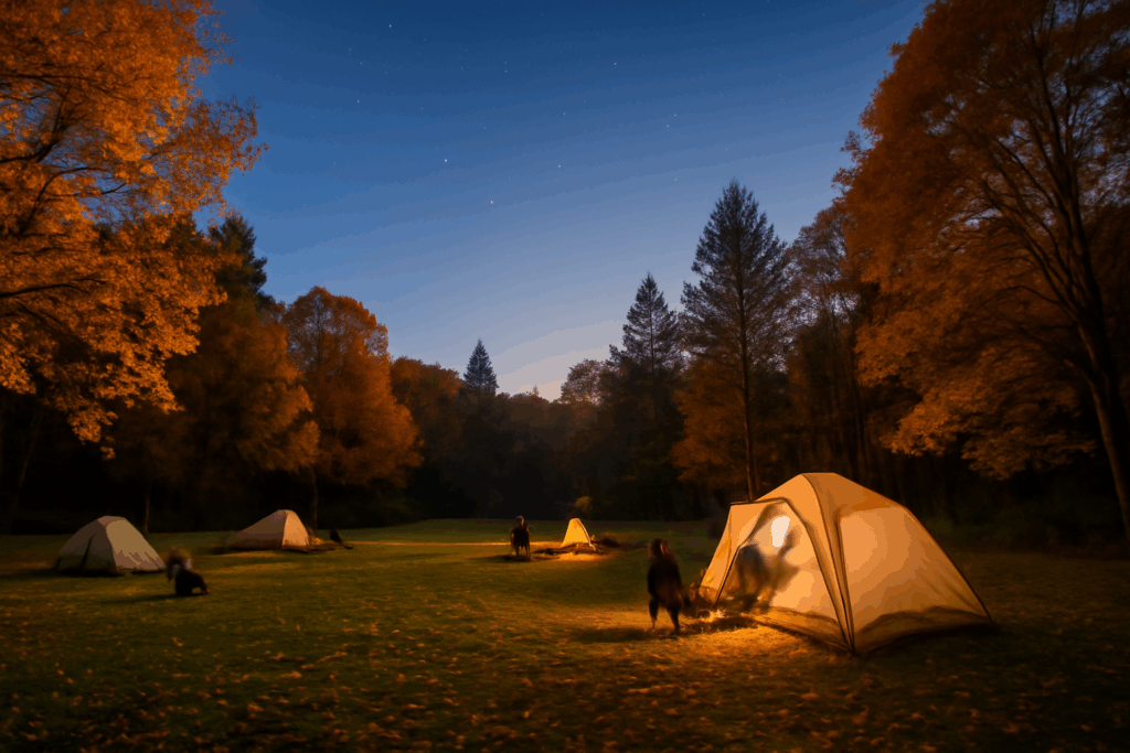 北欧の杜公園 星空キャンプの熱気