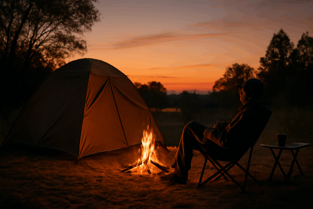 ソロ焚火 秋のソロ旅ガイド