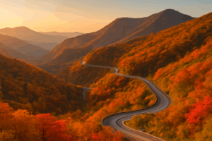 磐梯吾妻スカイライン紅葉ツーリング