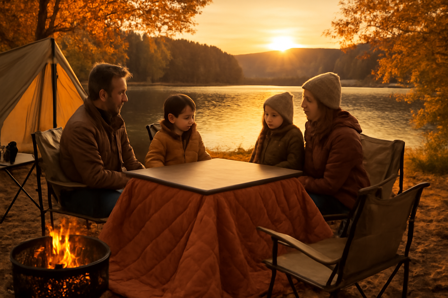 外こたつギアで秋冬快適化