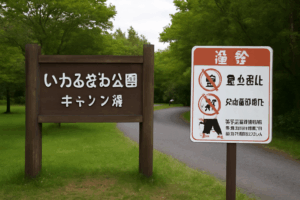 いわみざわ公園 クマ目撃で閉鎖