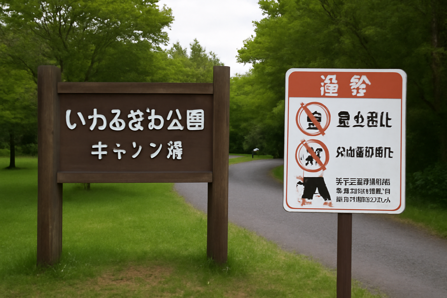 いわみざわ公園 クマ目撃で閉鎖