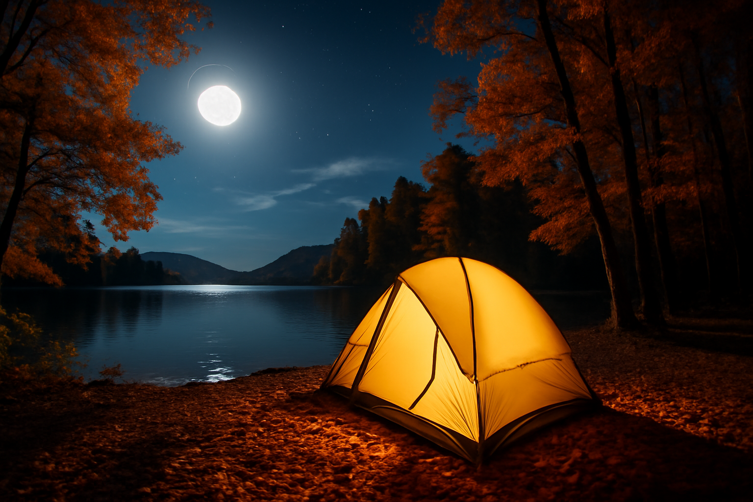 足音テント 深夜の恐怖体験