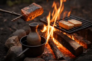 NOKANROMANで熱燗と炙り体験