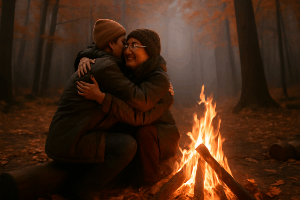 キャンプで再会物語 運命の焚き火