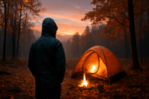 携帯ウエア 秋キャンのあったか対策