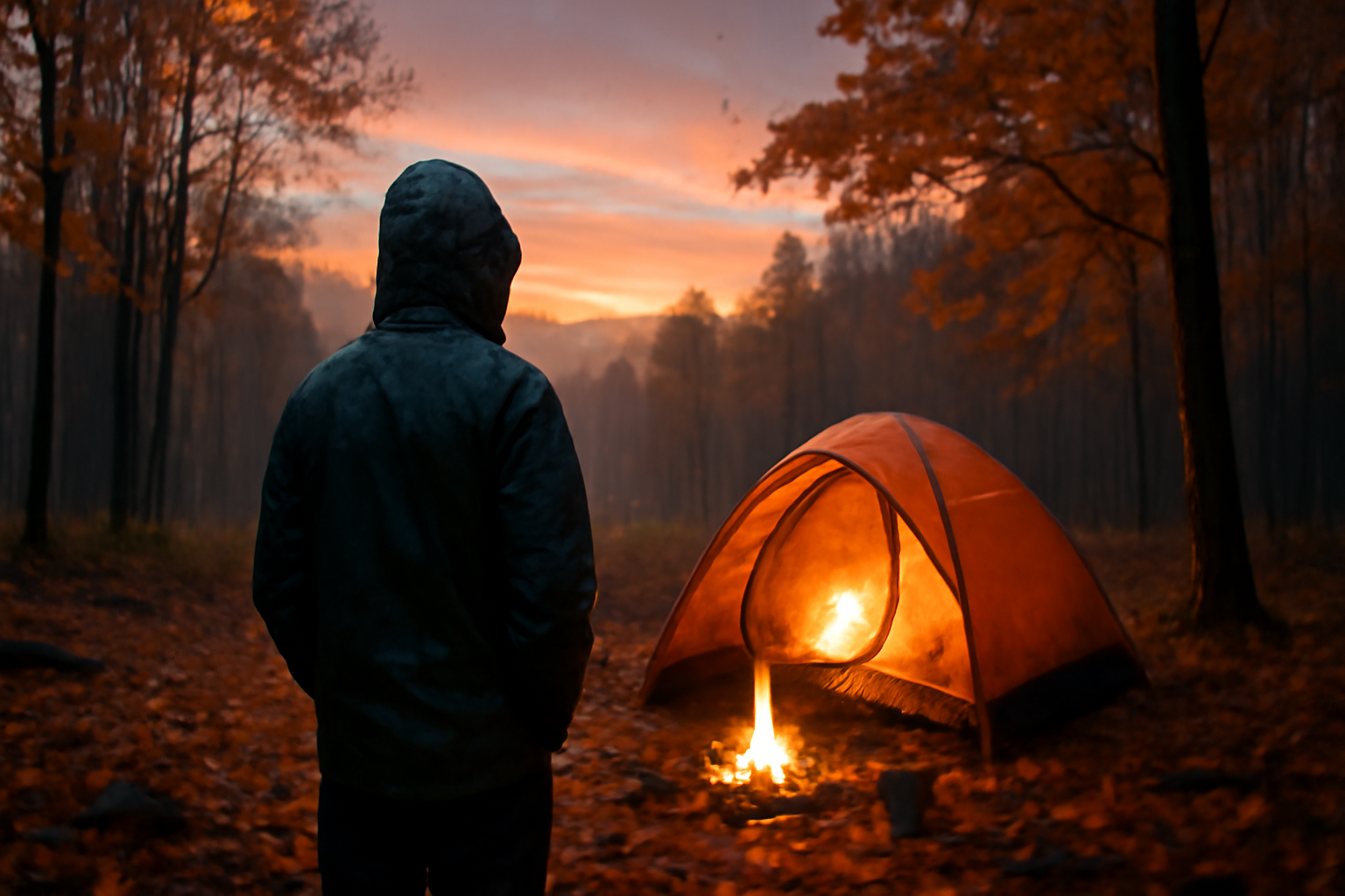 携帯ウエア 秋キャンのあったか対策