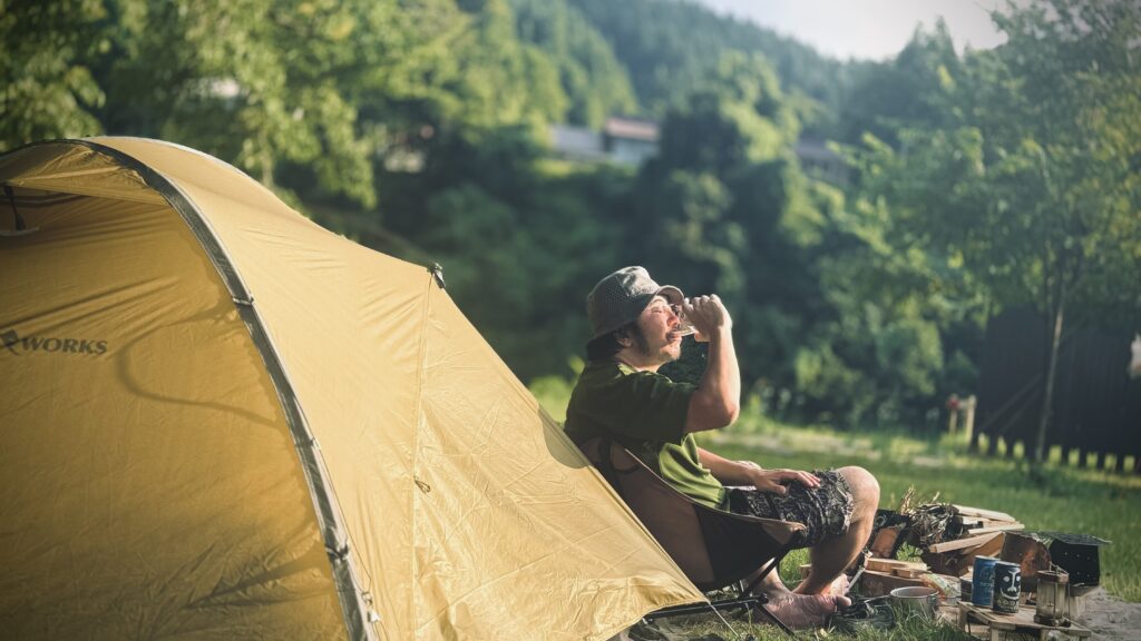 キャンプ体験記録 ソロキャンプの風景