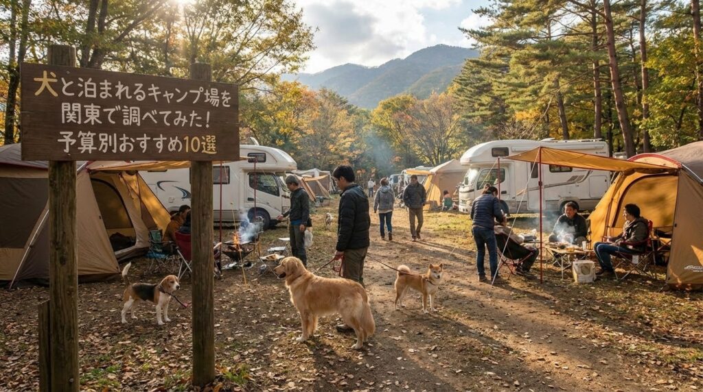 犬と泊まれるキャンプ場を関東で調べてみた！予算別おすすめ10選