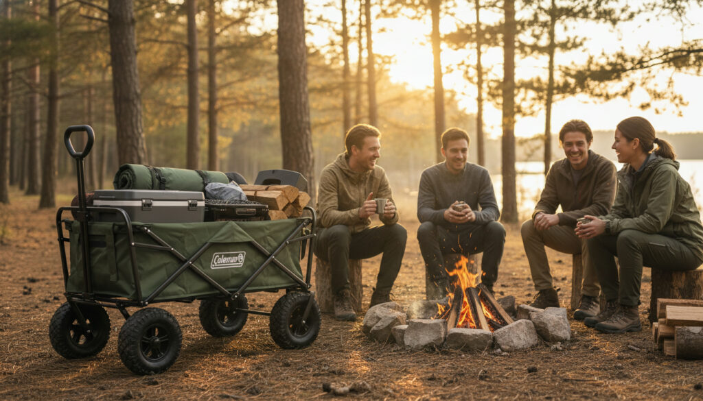 コールマンのアウトドアワゴンNXの口コミや最新情報を紹介