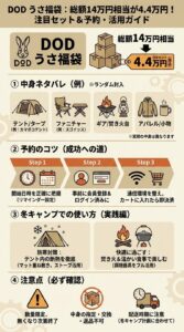 DOD うさ福袋 中身 ネタバレ 2026最新