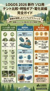 ロゴス 2026新作 ソロ用 テント 比較まとめ