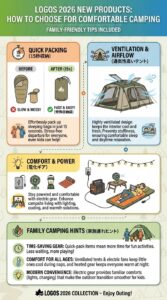 ロゴス2026新製品の選び方！注目の新作を比較