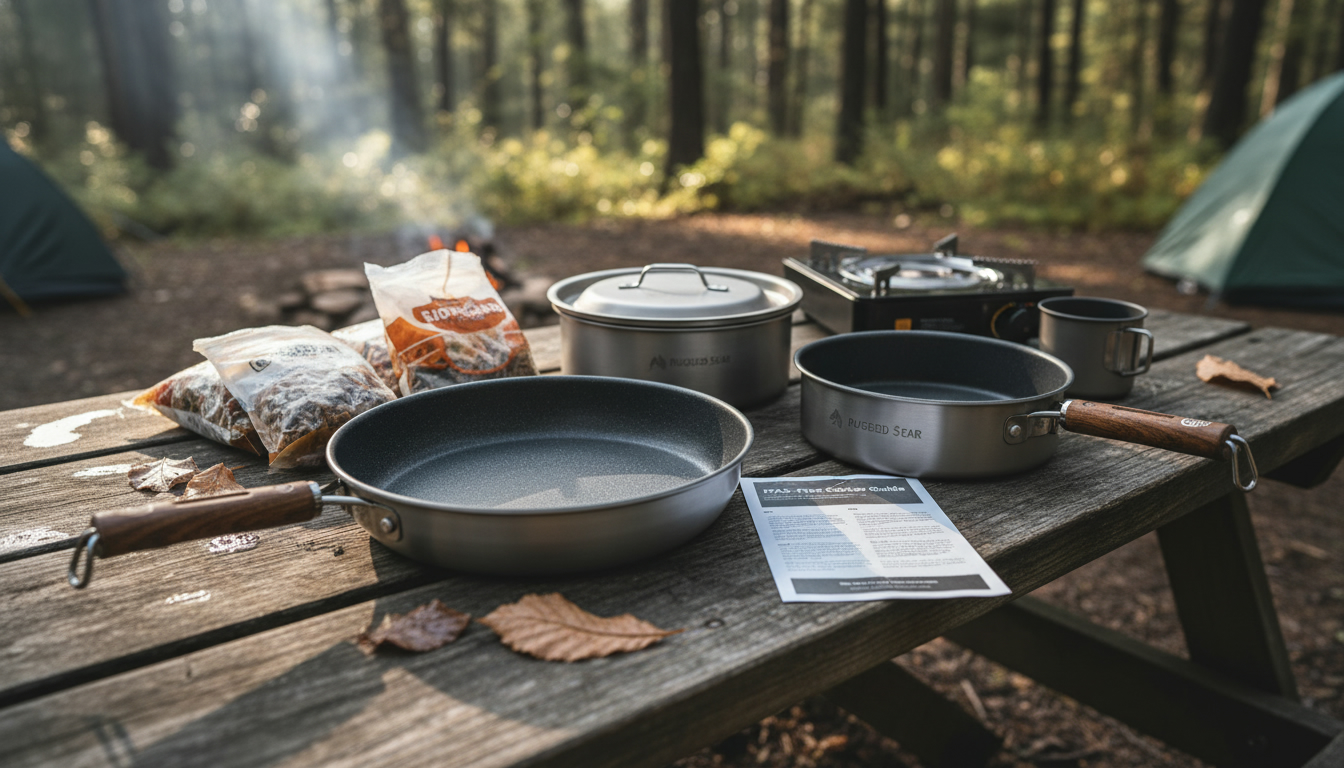 PFASフリーのクッカー選び方に役立つ最新キャンプギアRugged Sear
