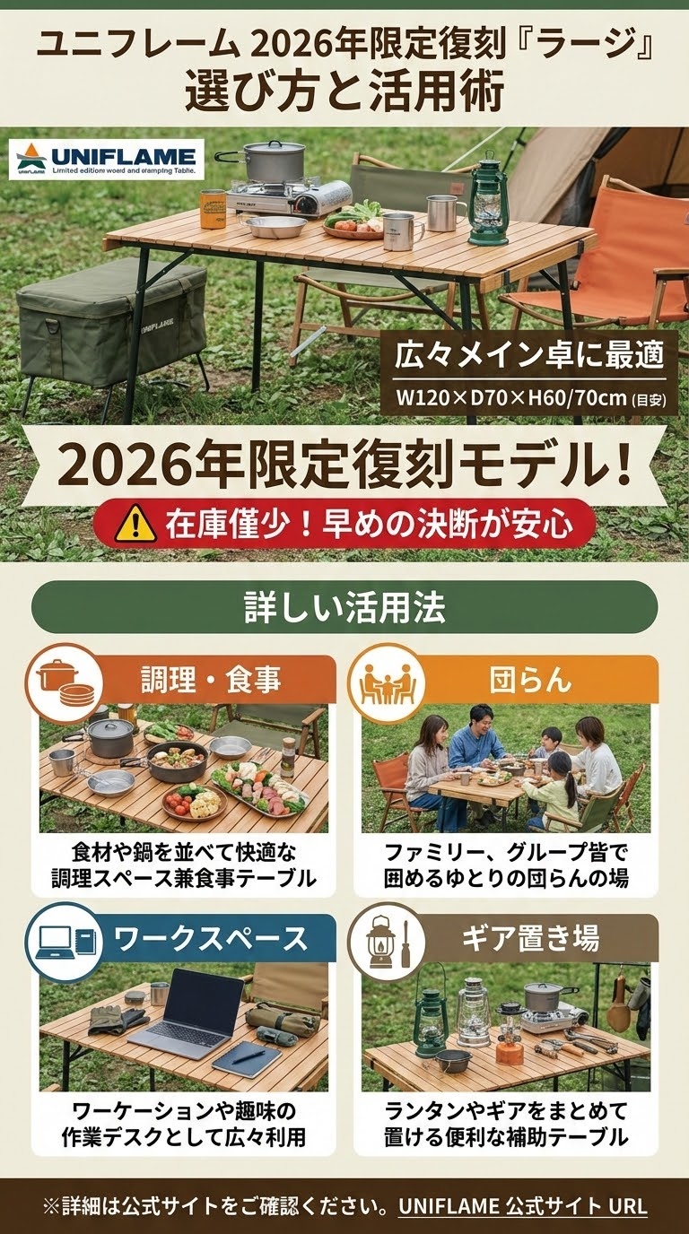 ラージの選び方｜復刻モデル解説