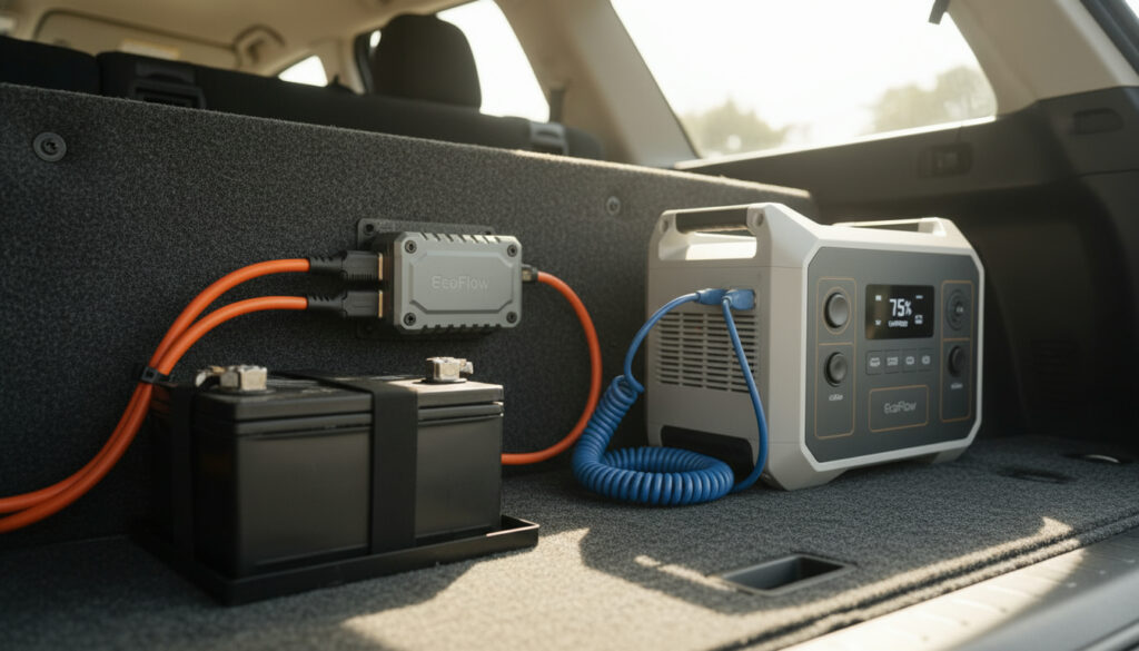 走行充電器の接続方法と選び方をEcoFlow最新情報から紹介