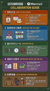 STABRIDGE x Marmot コラボ 予約方法