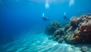 八幡野のダイビング透明度は今日20m！冬の絶景レポ