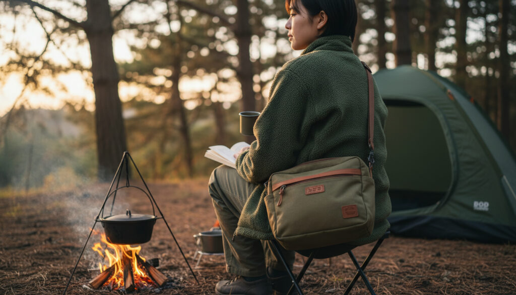 DOD ナニゲニーショルダー ソロキャンプ 使い方と魅力