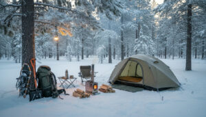 雪上キャンプをソロで楽しむ必要装備と福井の新スポット